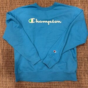 Champion Blue Crewneck Sweatshirt